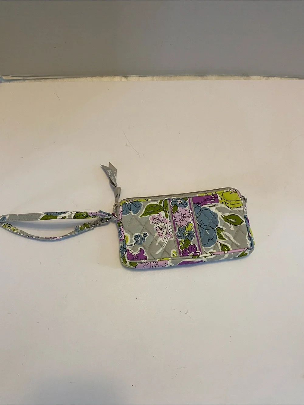 Vera Bradley Watercolor Carry It All Wristlet Wallet Phone Case Make Up/pencil